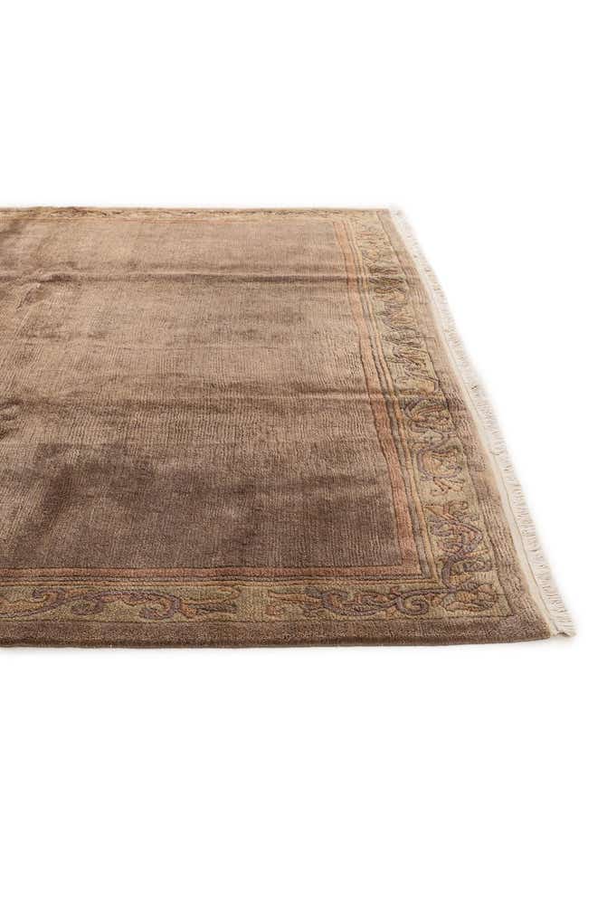 8' x 8' Hand Knotted Tibet Wool Square Rug