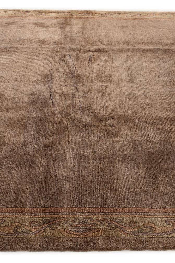 8' x 8' Hand Knotted Tibet Wool Square Rug