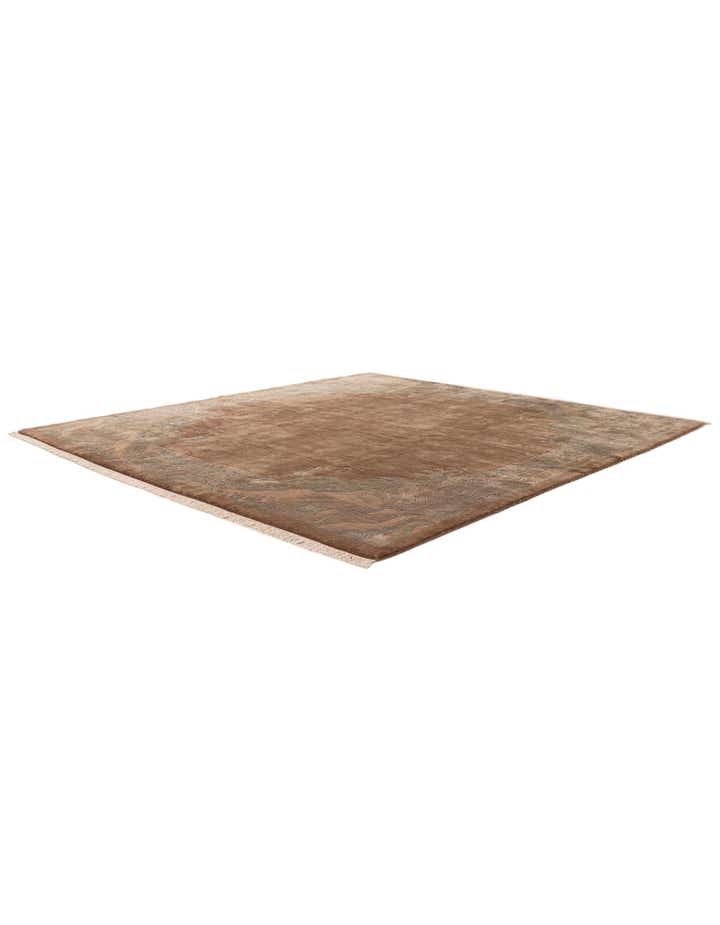 8' x 8' 3 Hand Knotted Tibet Wool Square Rug