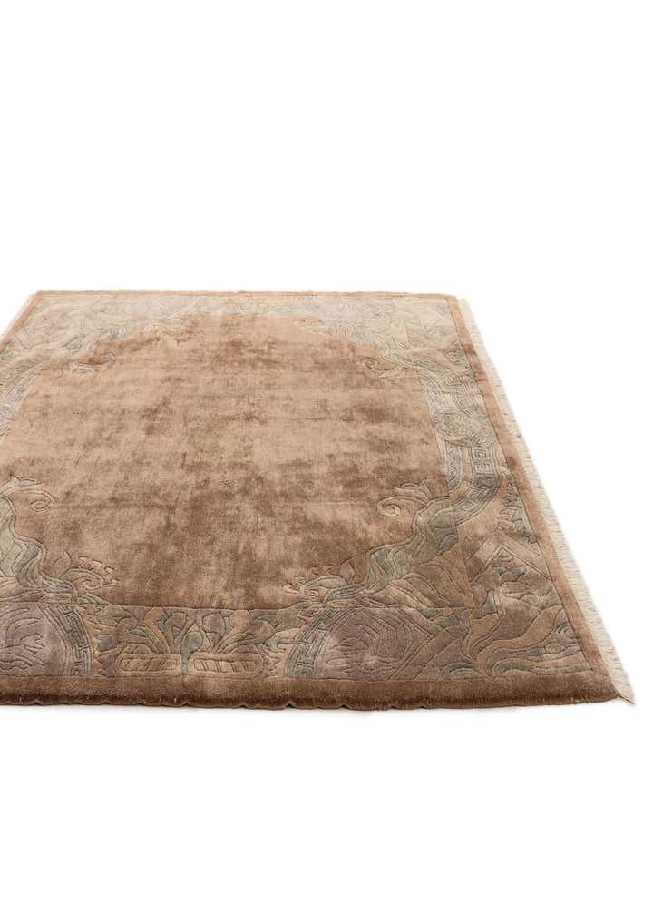 8' x 8' 3 Hand Knotted Tibet Wool Square Rug