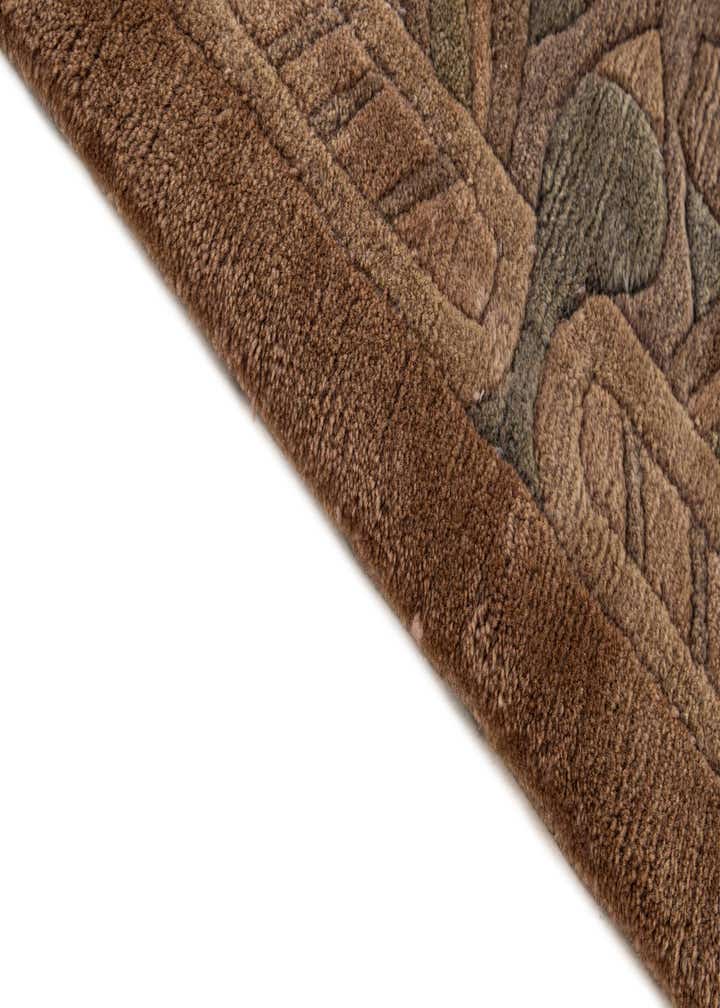 8' x 8' 3 Hand Knotted Tibet Wool Square Rug