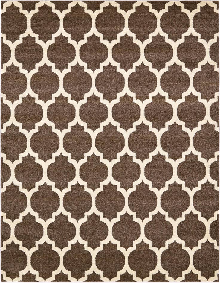 Detail image of 7' 10 x 7' 10 Trellis Square Rug