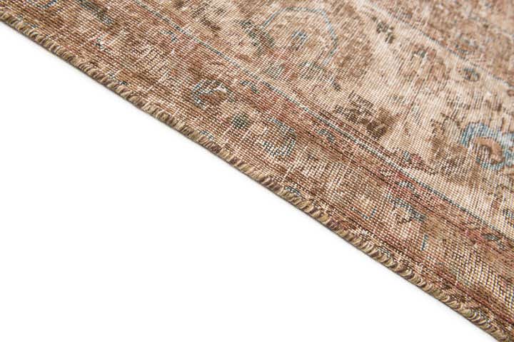 9' 2 x 9' 6 Hand Knotted Ultra Vintage Persian Wool Square Rug