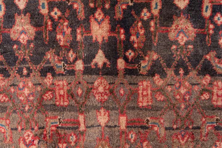 5' 4 x 6' 8 Hand Knotted Ultra Vintage Persian Wool Square Rug