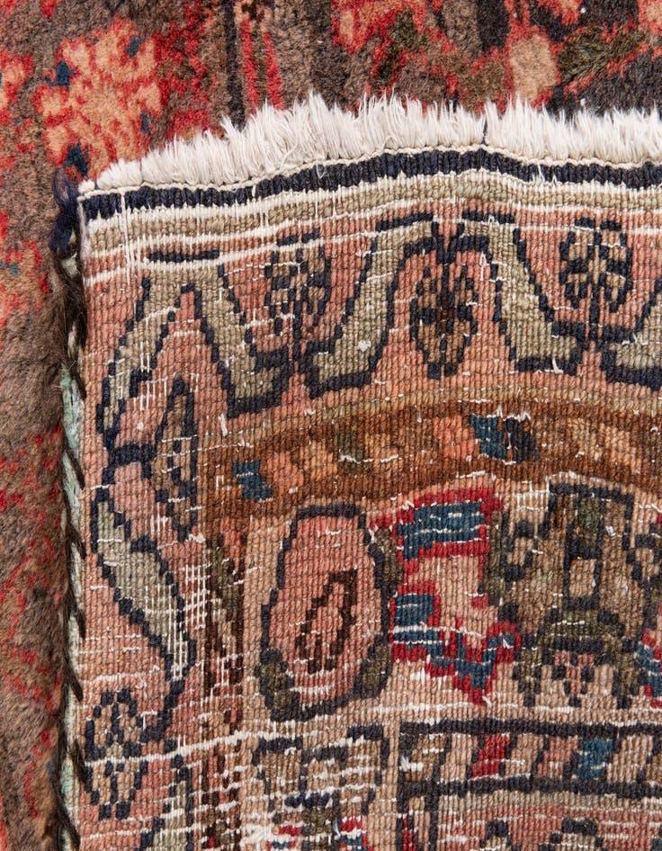 Detail image of 5' 4 x 6' 8  Hand Knotted Ultra Vintage Persian Wool Square Rug