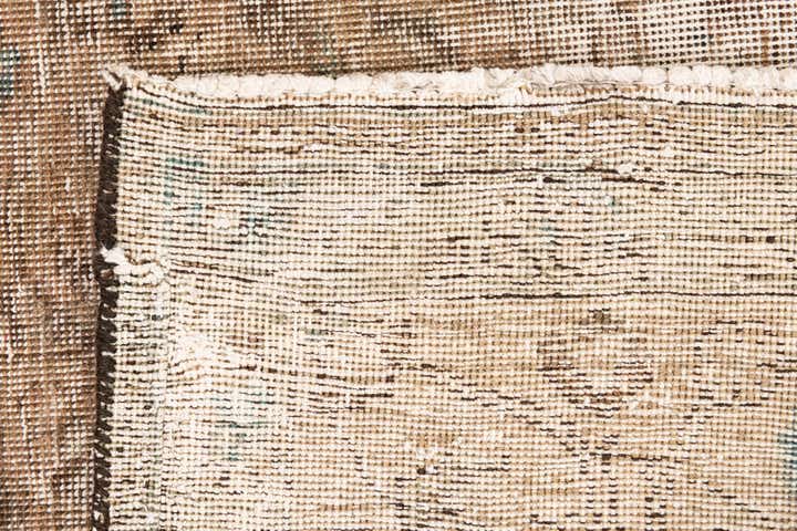 7' 9 x 8' 4 Hand Knotted Ultra Vintage Persian Wool Square Rug