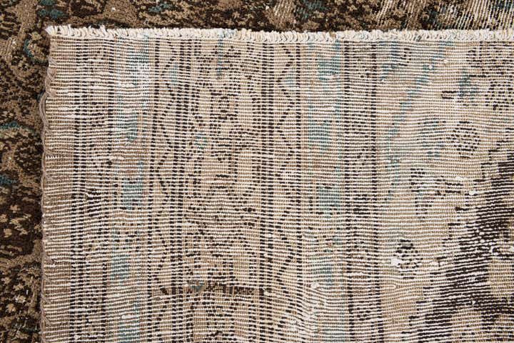 10' 5 x 11' 2 Hand Knotted Ultra Vintage Persian Wool Square Rug