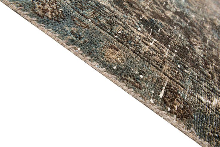 Detail image of 6' 5 x 7' 10 Hand Knotted Ultra Vintage Persian Wool Square Rug
