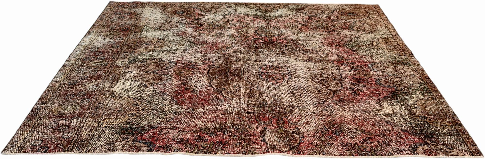 7' 7 x 7' 9 Vintage Royal Wool Square Rug