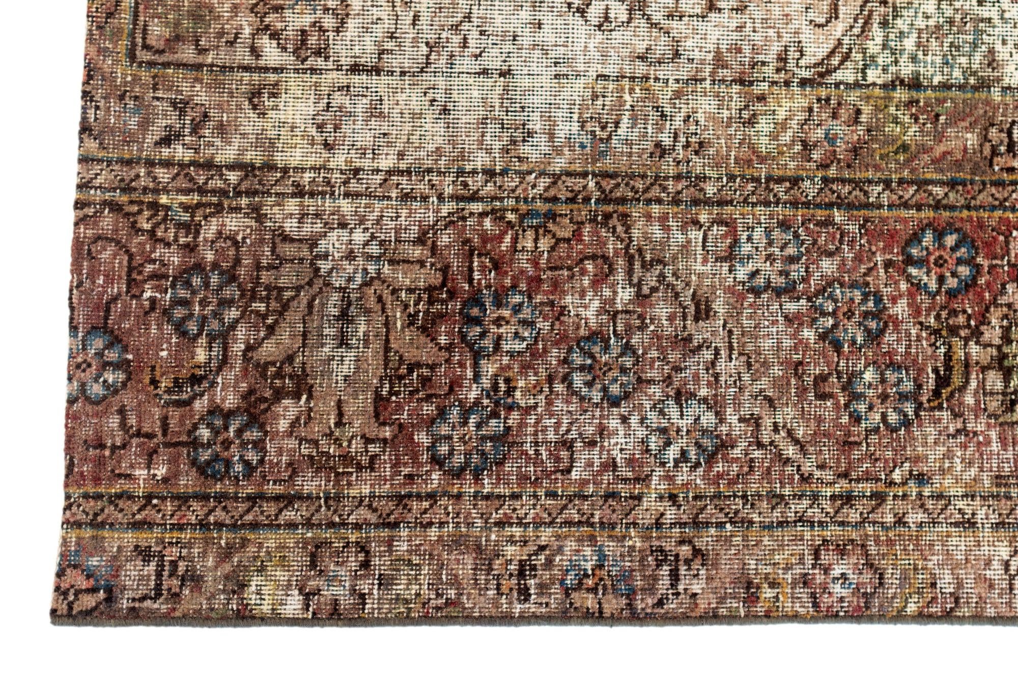 7' 7 x 7' 9 Vintage Royal Wool Square Rug