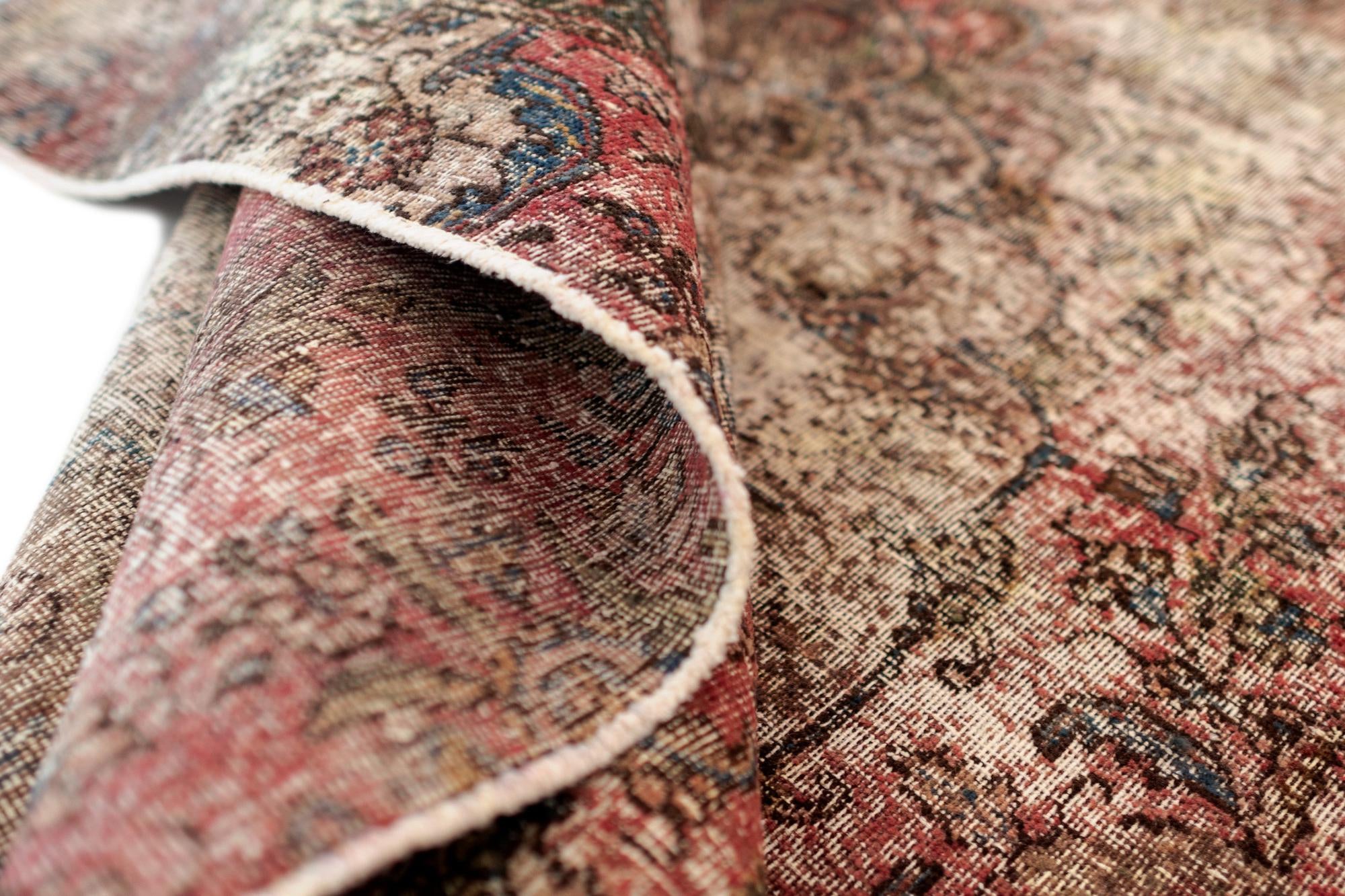 7' 7 x 7' 9 Vintage Royal Wool Square Rug