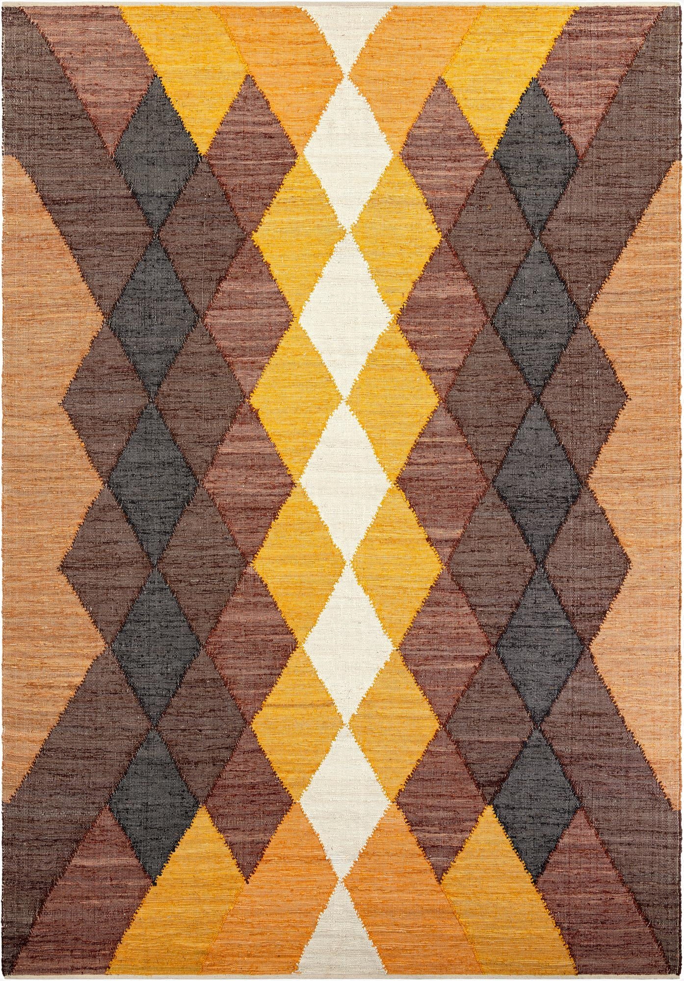 10' x 14' 1  Hand Braided Chindi Cotton Rug