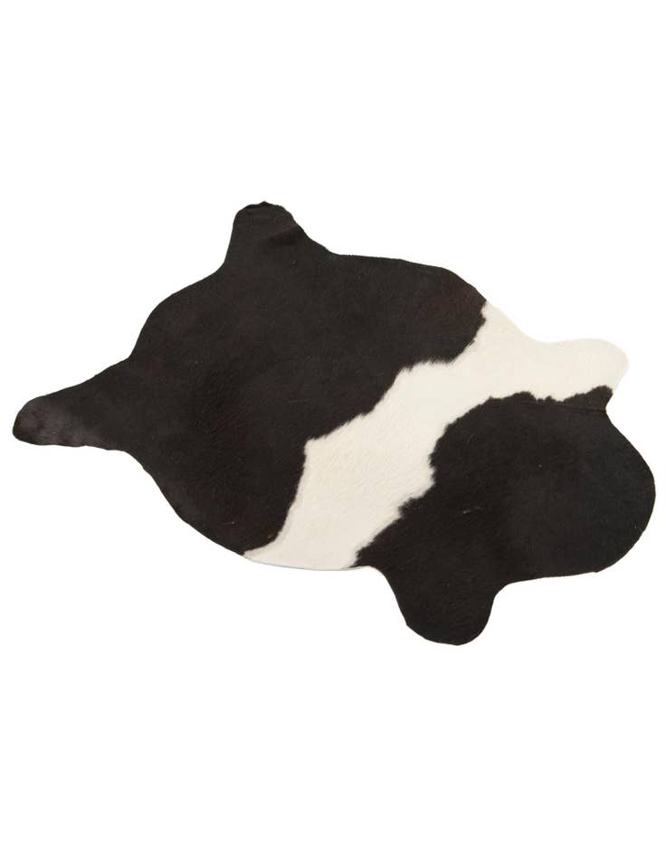 Detail image of 2' 1 x 2' 10 Cowhide Leather Rug