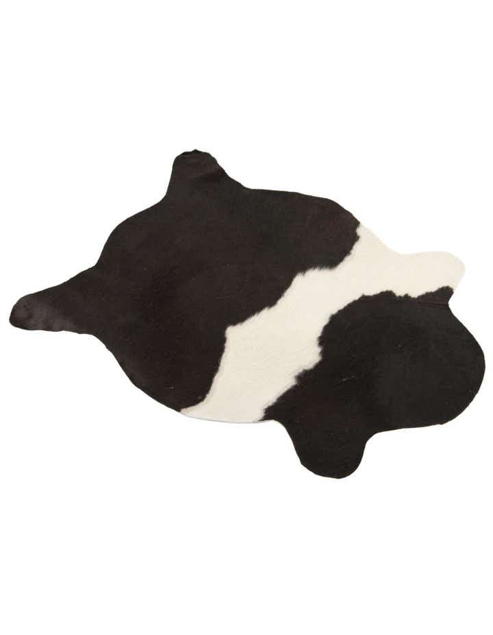 2' 1 x 2' 10 Cowhide Leather Rug