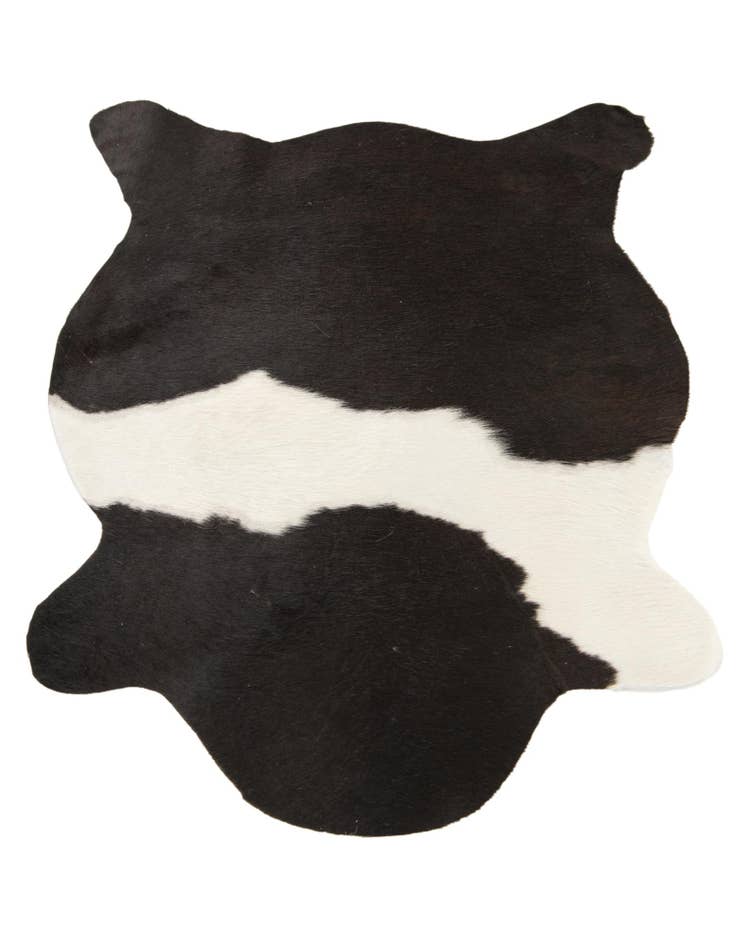 Detail image of 2' 1 x 2' 10 Cowhide Leather Rug
