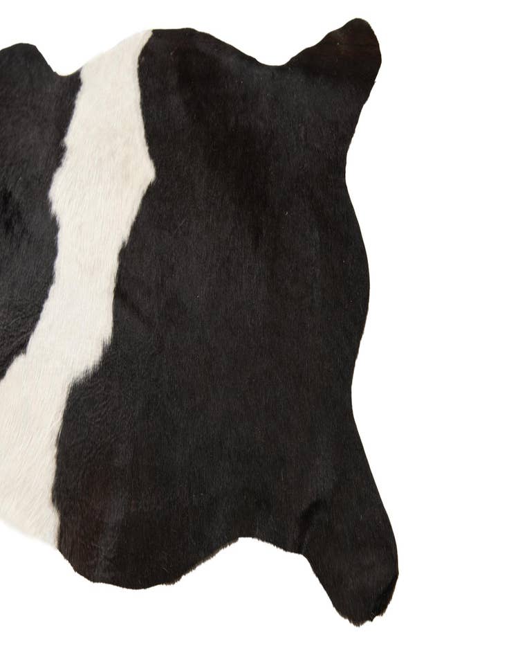 Detail image of 2' 1 x 2' 10 Cowhide Leather Rug