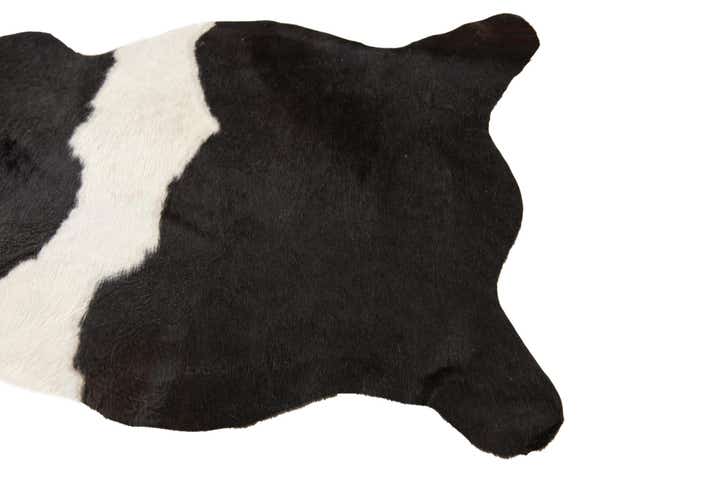 2' 1 x 2' 10 Cowhide Leather Rug