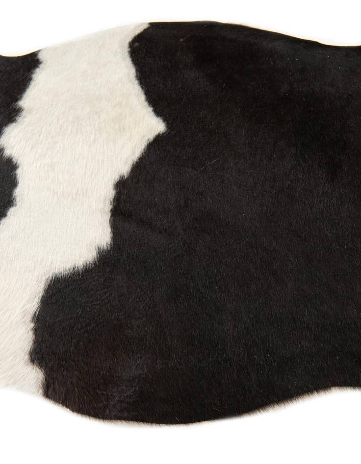 Detail image of 2' 1 x 2' 10 Cowhide Leather Rug