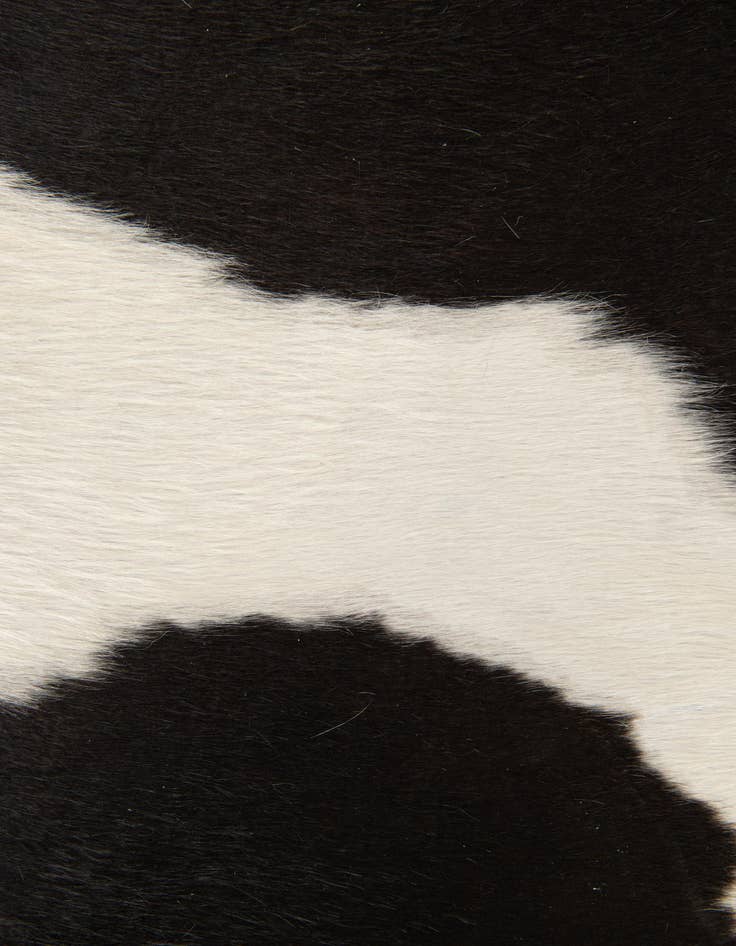 Detail image of 2' 1 x 2' 10 Cowhide Leather Rug