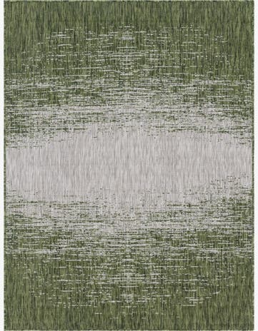 9' x 12' Buell · Abstract Outdoor Rug, green