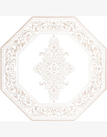 Bunting · Medallion rug, snow white and beige