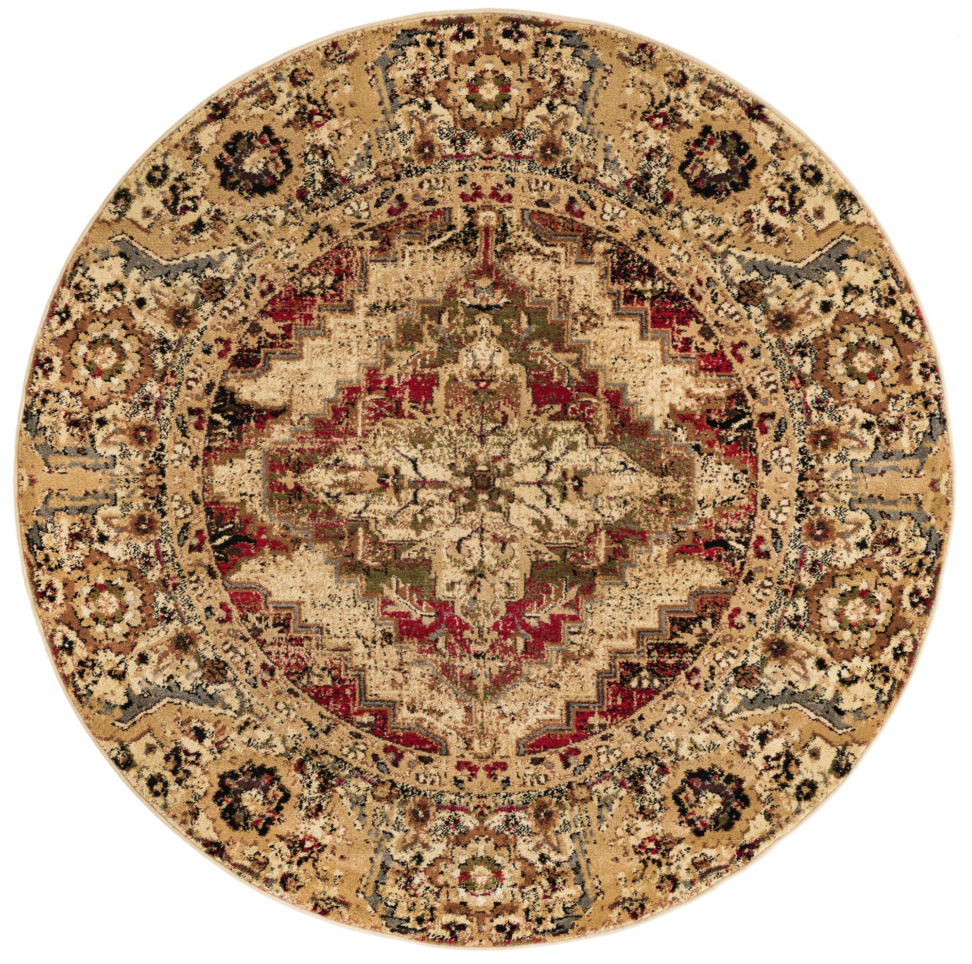 5' 3 x 5' 3 Saturn Round Rug