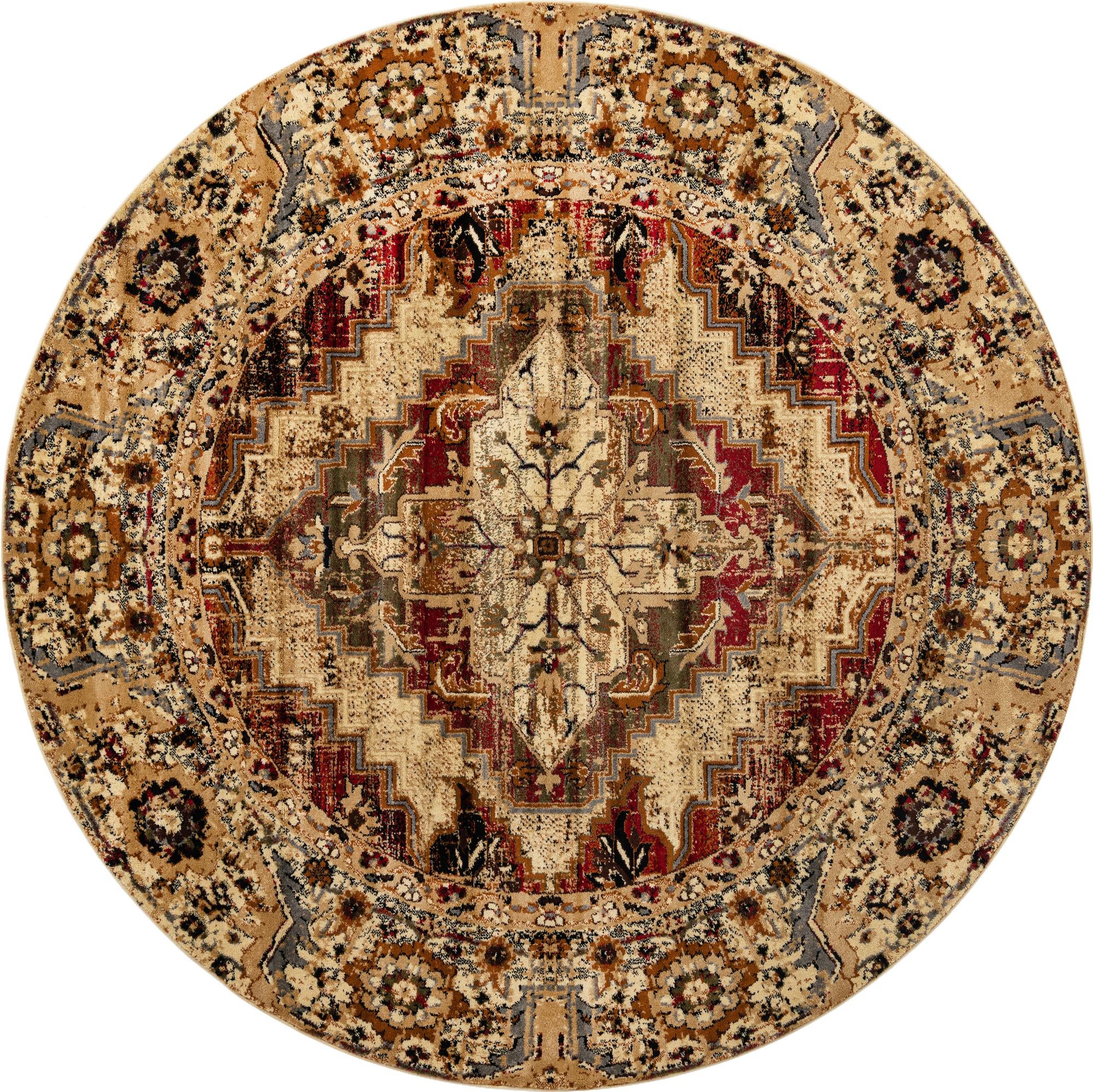7' 10 x 7' 10 Saturn Round Rug
