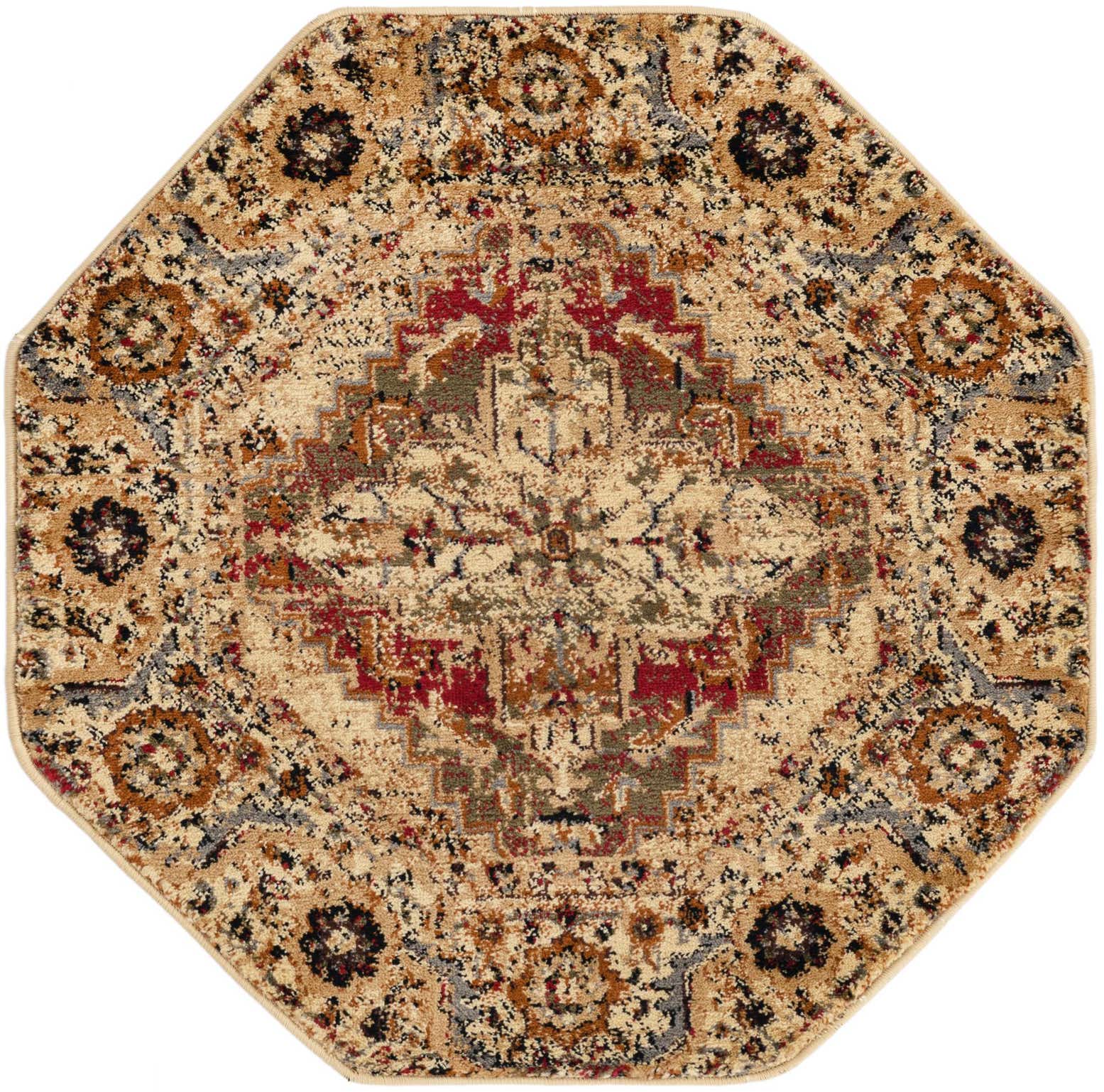 3' x 3' Saturn Octagon Rug