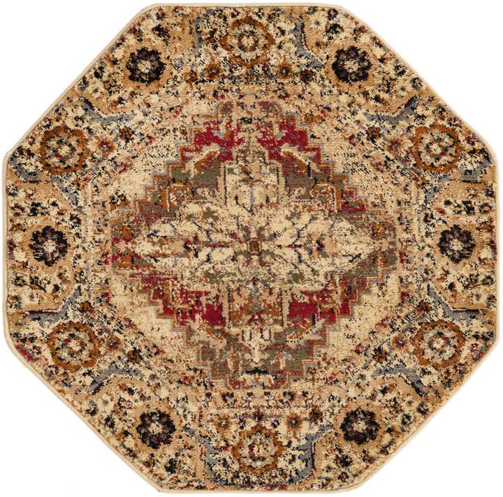 3' x 3' Saturn Octagon Rug