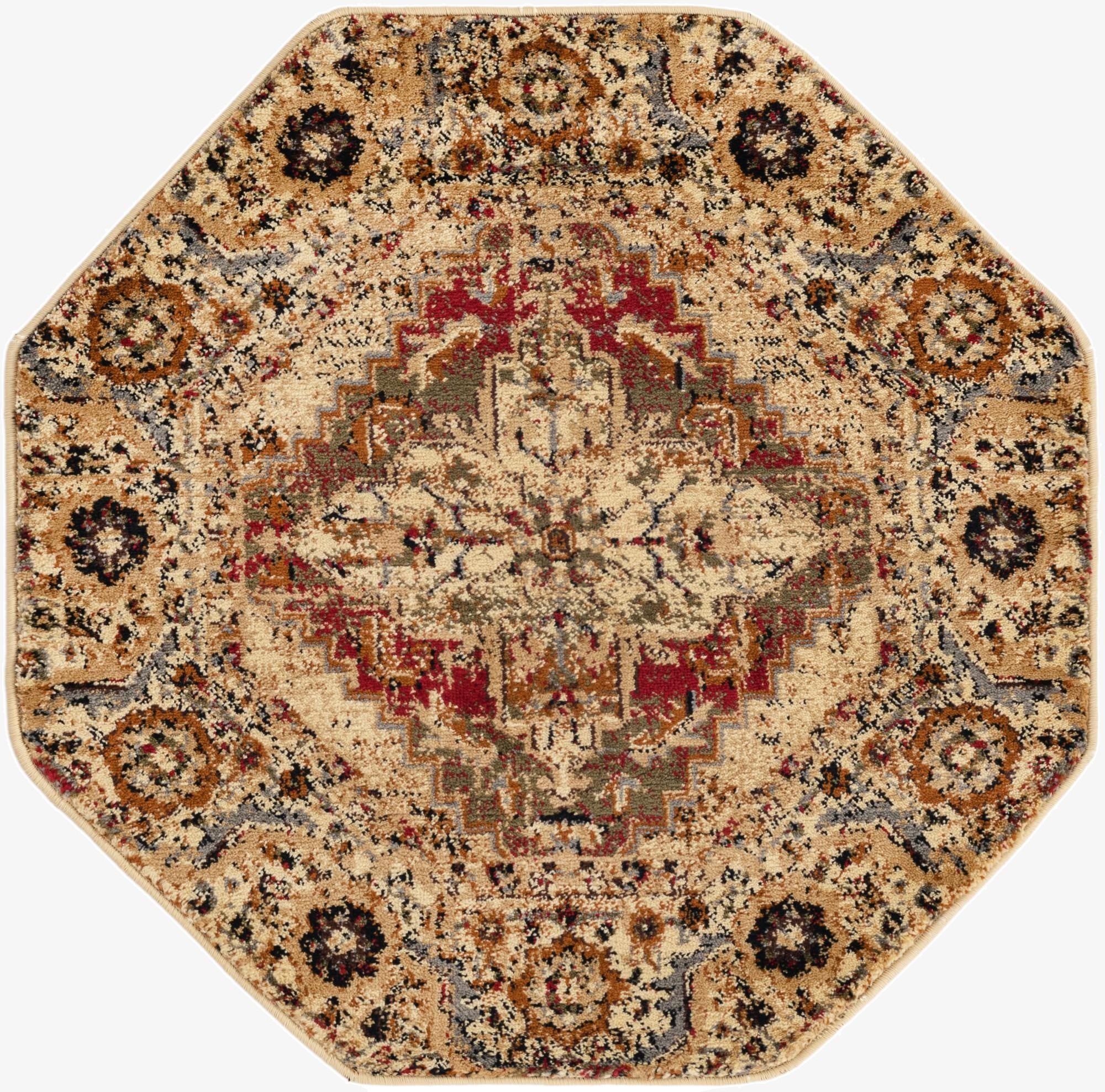 3' x 3' Saturn Octagon Rug