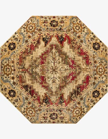7' 10 x 7' 10 Saturn Octagon Rug