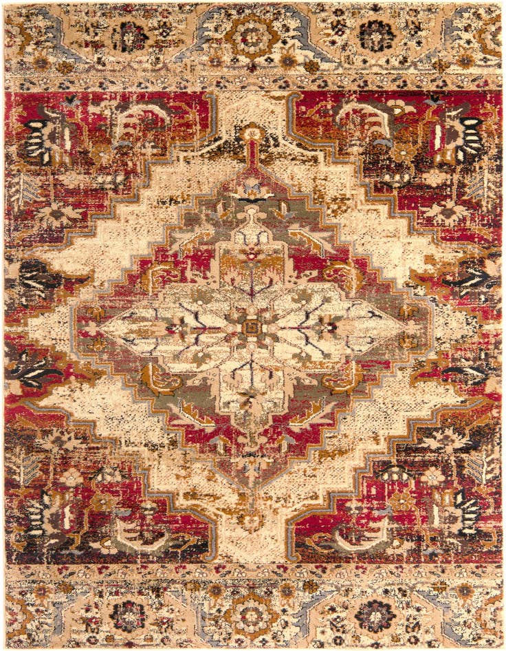 Detail image of 5' 3 x 8' Saturn Rug