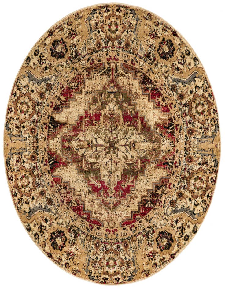 Detail image of 5' 3 x 5' 3 Saturn Round Rug