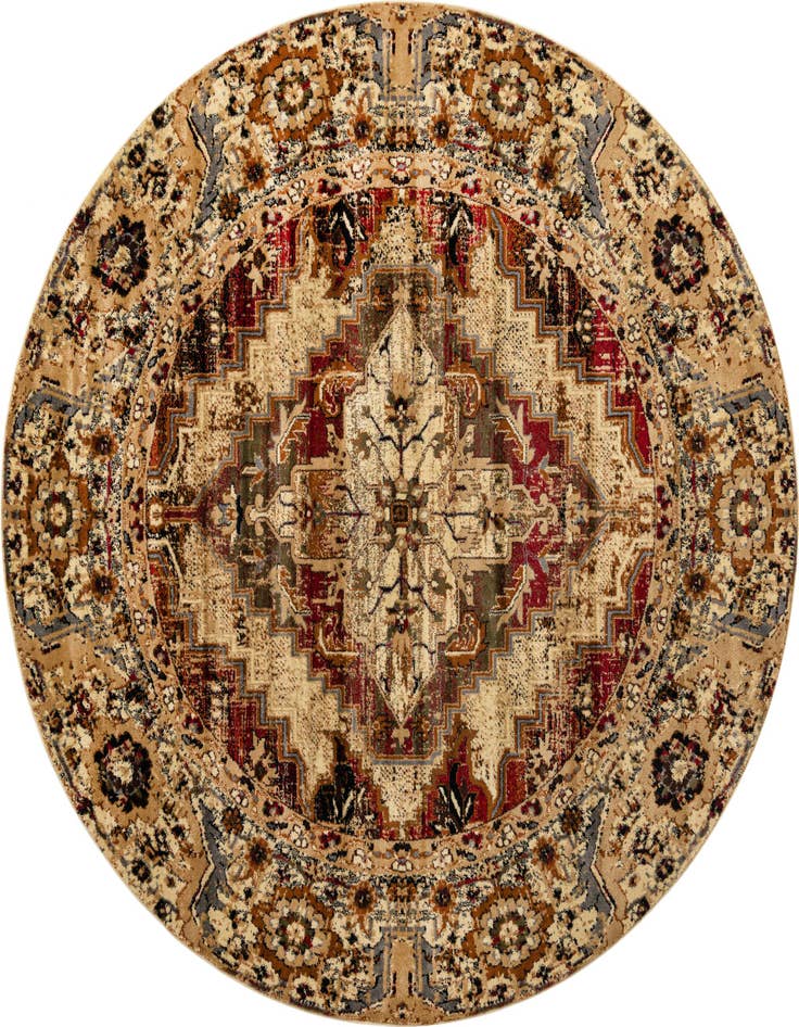 Detail image of 7' 10 x 7' 10 Saturn Round Rug