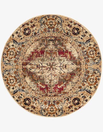 3' x 3' Saturn Round Rug