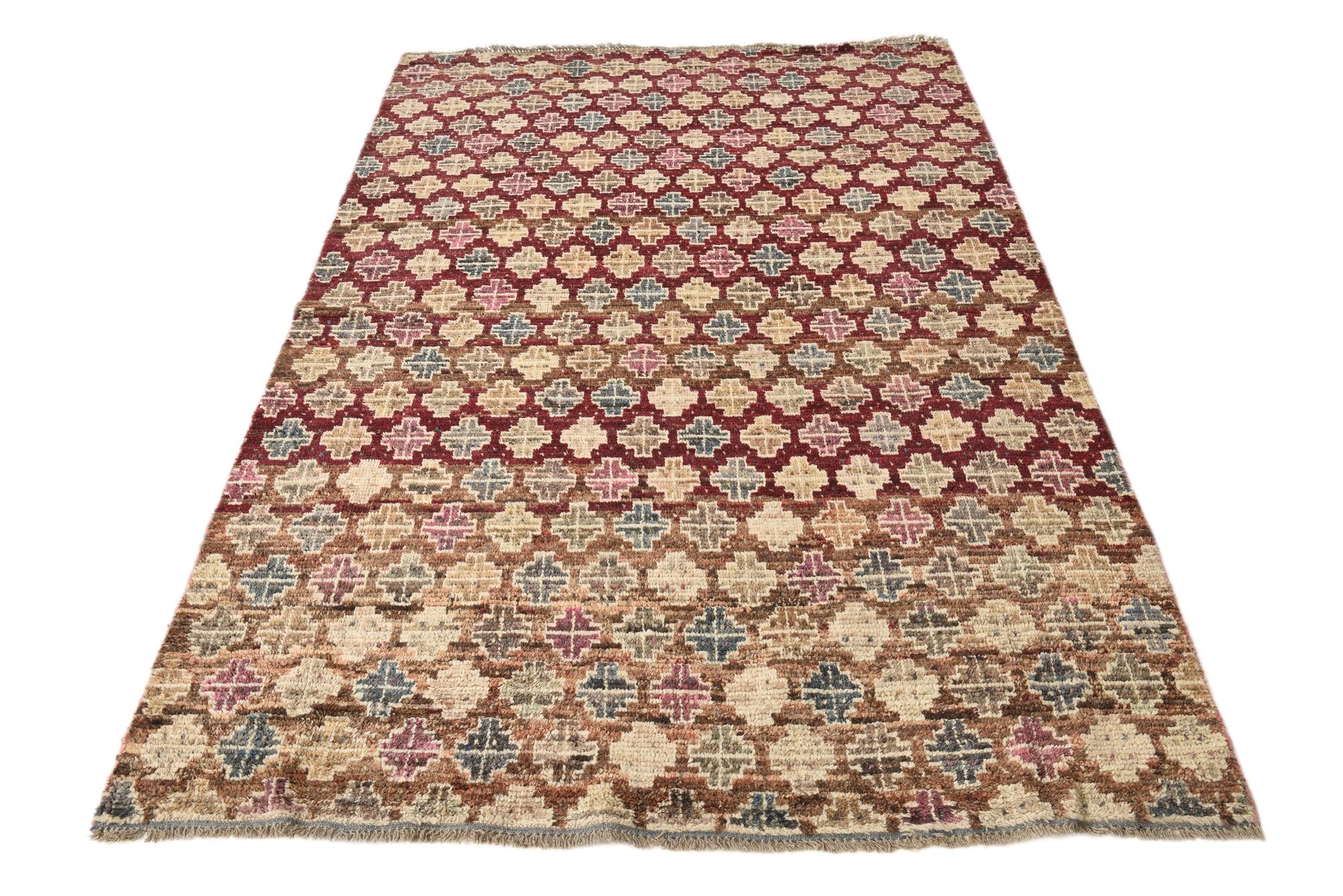 5' 4 x 7' 10 Hand Knotted Darya Wool Rug