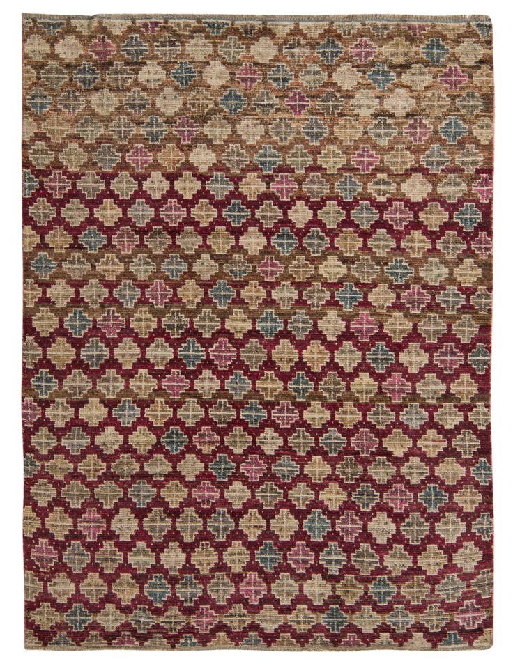 Detail image of 5' 4 x 7' 10 Hand Knotted Darya Wool Rug