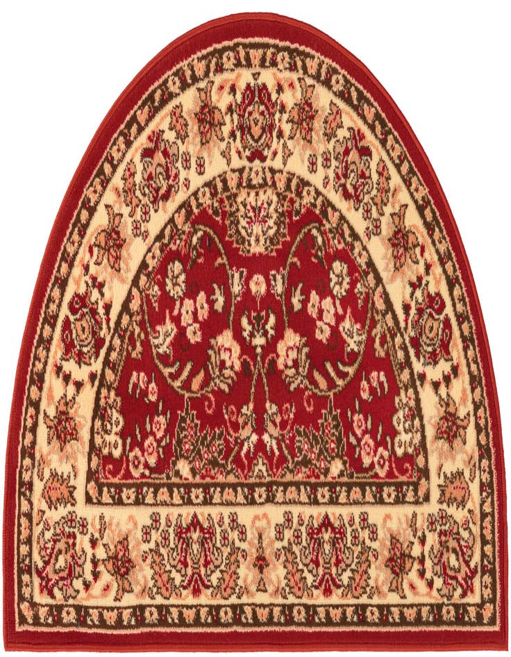 Detail image of 2' 7 x 4' Kashan Design Hearth Rug