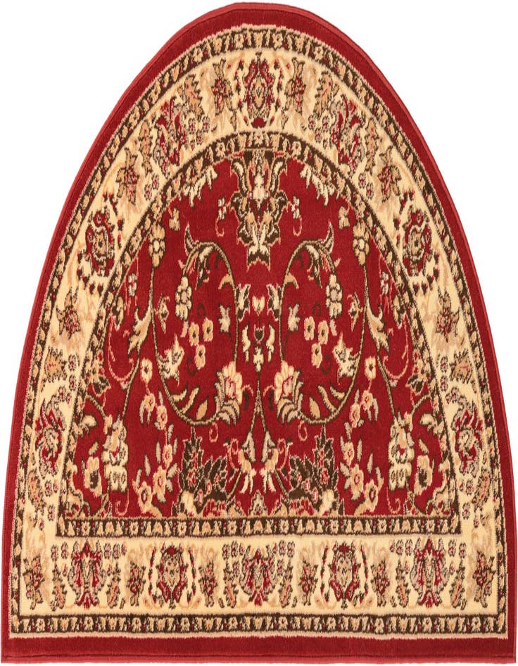 Detail image of 3' x 6' Kashan Design Hearth Rug