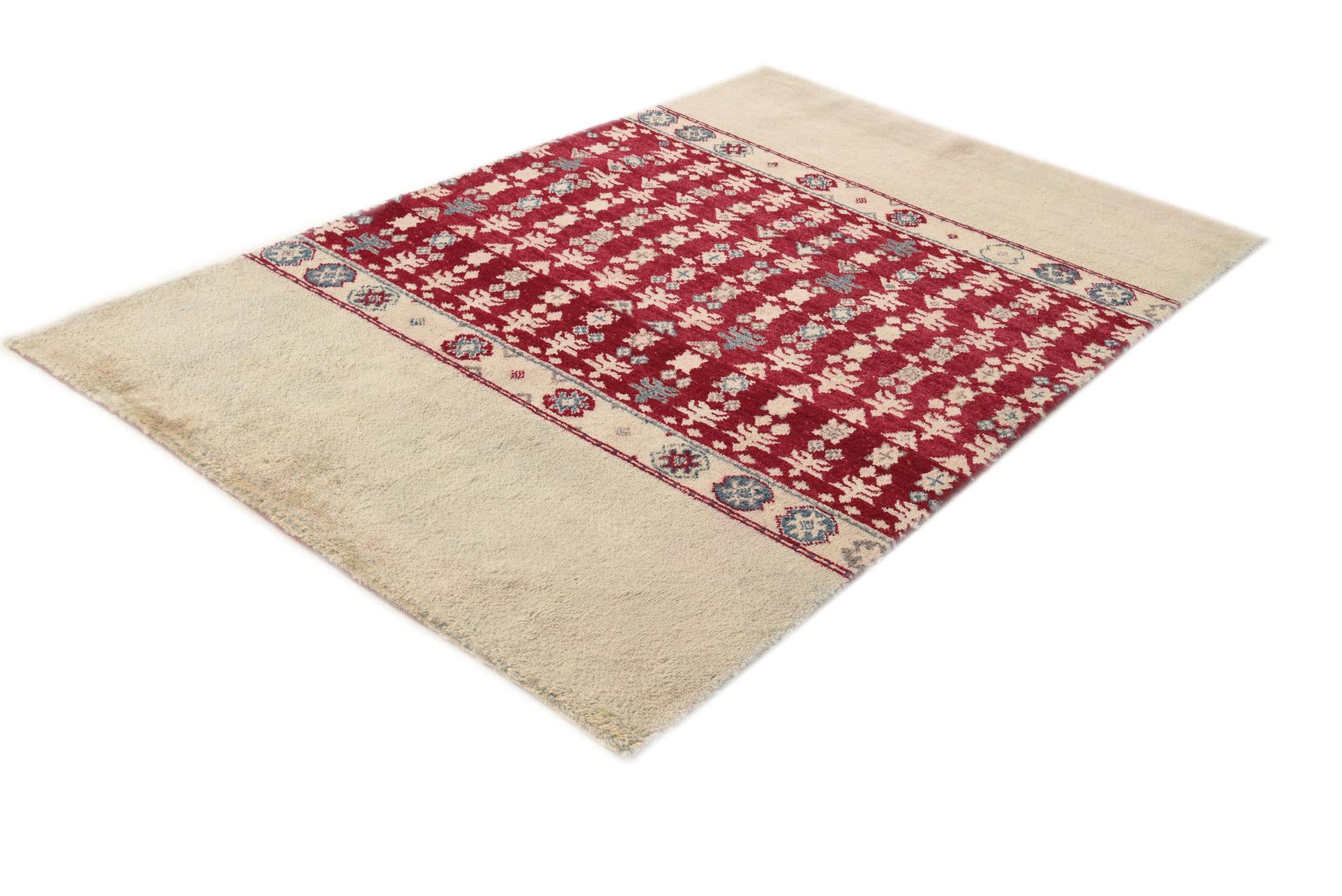 5' 1 x 7' 11 Hand Knotted Darya Wool Rug