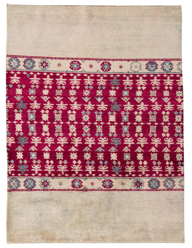 Detail image of 5' 1 x 7' 11 Hand Knotted Darya Wool Rug