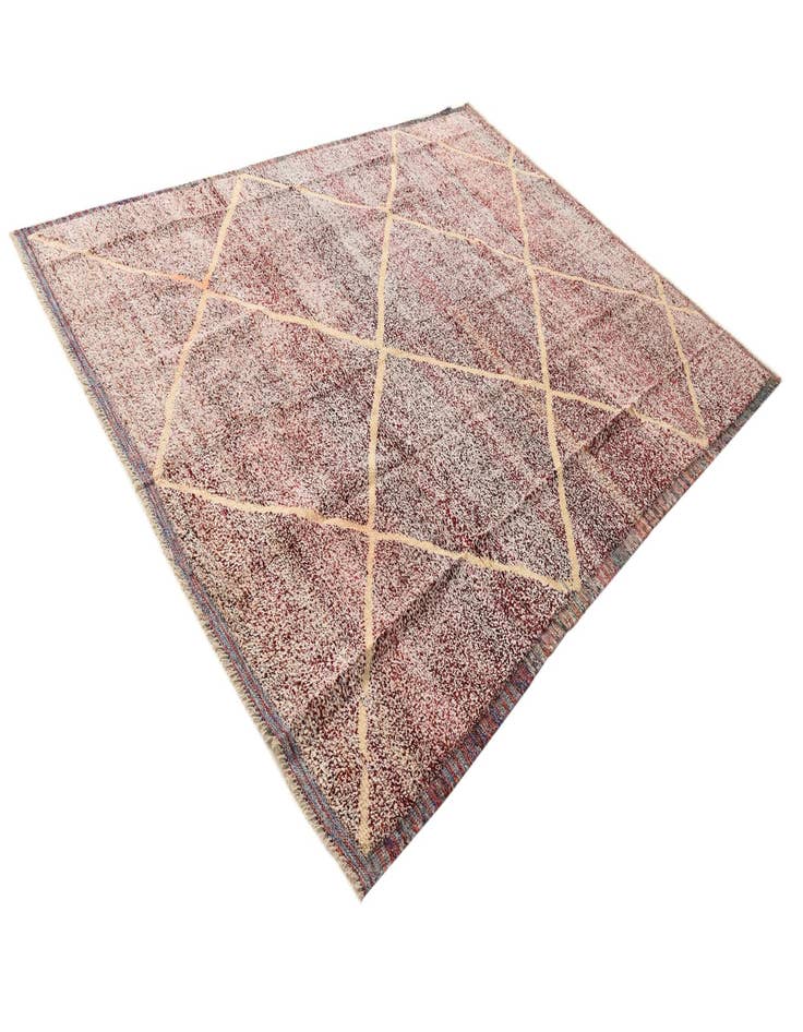 Detail image of 8' x 10' 5 Hand Knotted Moroccan Wool Rug