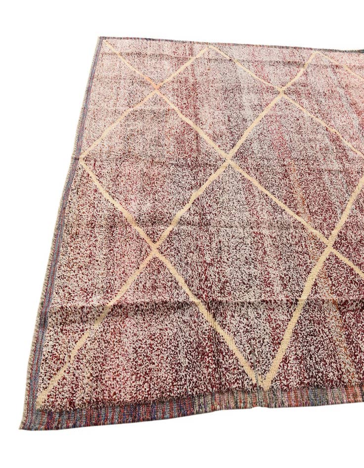 Detail image of 8' x 10' 5 Hand Knotted Moroccan Wool Rug