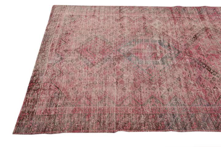 4' 9 x 9' 5 Hand Knotted Ultra Vintage Persian Wool Rug