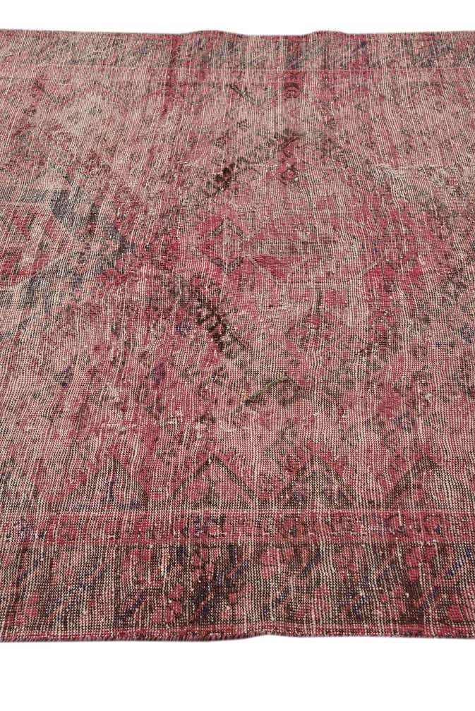 4' 9 x 9' 5 Hand Knotted Ultra Vintage Persian Wool Rug