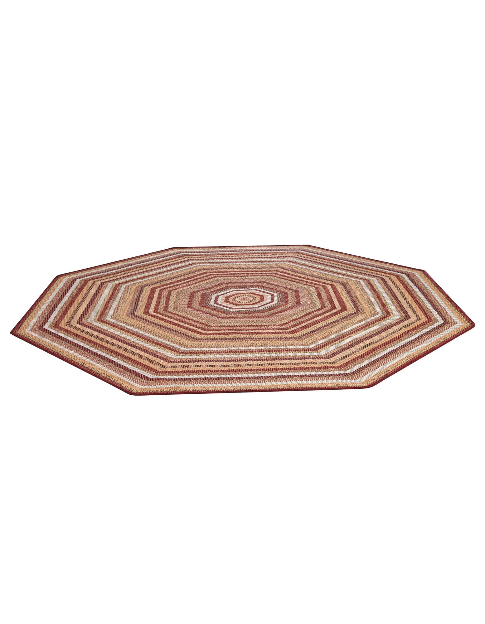 7' 10 x 7' 10 Easy-Clean Baja Indoor / Outdoor Octagon Rug