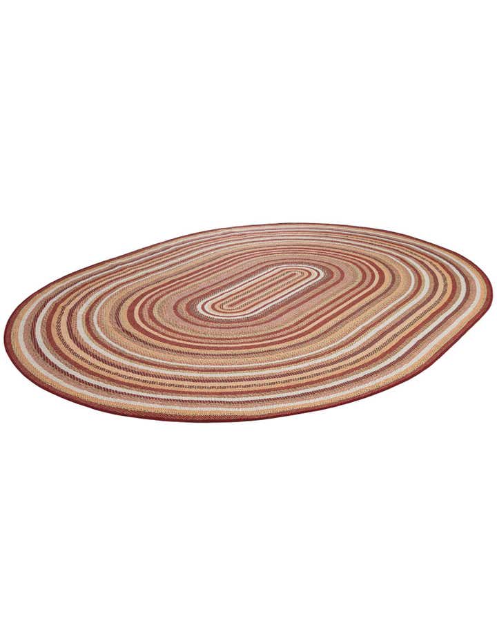 7' 10 x 10' Easy-Clean Baja Indoor / Outdoor Oval Rug
