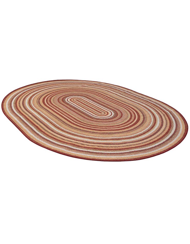 Detail image of 7' 10 x 10' Easy-Clean Baja Indoor / Outdoor Oval Rug
