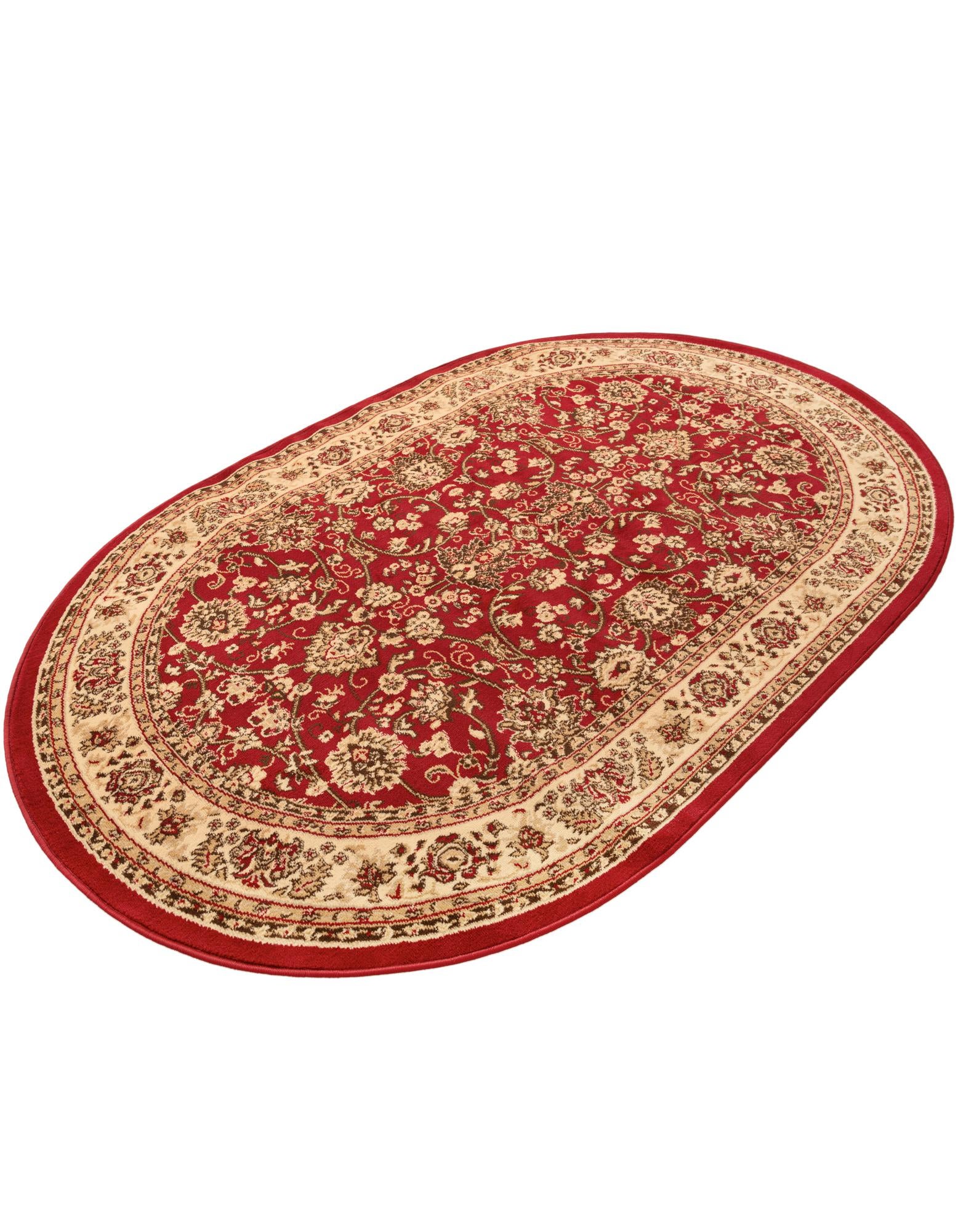 5' 3 x 8' Kashan Design Oval Rug