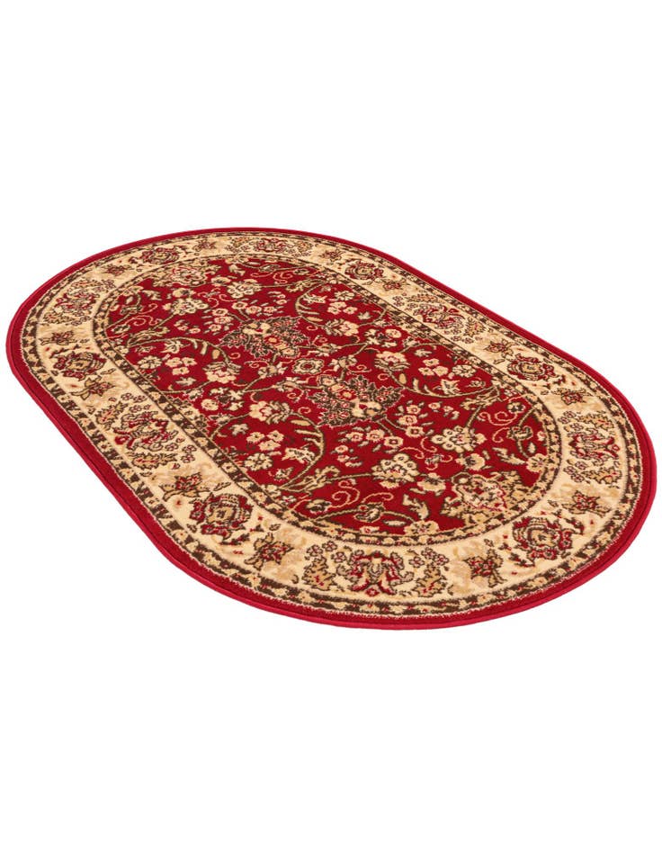 Detail image of 3' x 5' 3 Kashan Design Oval Rug